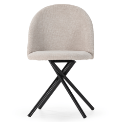 Chaise pivotante ZUKA - Toile crème