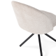 Chaise pivotante ZUKA - Toile crème