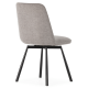Chaise pivotante ELYAS - Toile Taupe