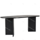 Table à manger NYRO - 200 cm - Chêne cérusé noir mat