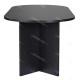 Table à manger NYRO - 200 cm - Chêne cérusé noir mat