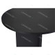 Table à manger NYRO - 200 cm - Chêne cérusé noir mat