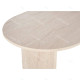 Table à manger NYRO - 200 cm - Façon travertin