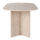 Table à manger NYRO - 200 cm - Façon travertin