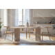 Table à manger NYRO - 200 cm - Façon travertin