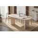 Table à manger NYRO - 200 cm - Façon travertin