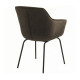 Fauteuil MOSHI Velvet & Black - Taupe (Produits d'exposition)