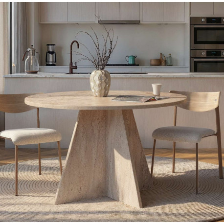 Table à manger LYKO - 120cm - 3 finitions au choix