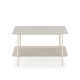 Table basse carrée OLEA - Crème - 70 cm
