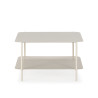 Table basse carrée OLEA - Crème - 70 cm