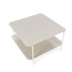 Table basse carrée OLEA - Crème - 70 cm