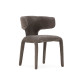 Chaise SOLENE - Toile chenille - Taupe