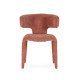 Chaise SOLENE - Toile chenille - Terracotta
