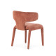 Chaise SOLENE - Toile chenille - Terracotta