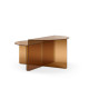 Duo de tables basses TIERA - Verre ambré