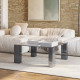 Table basse SABLY - Verre fumé