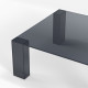 Table basse SABLY - Verre fumé