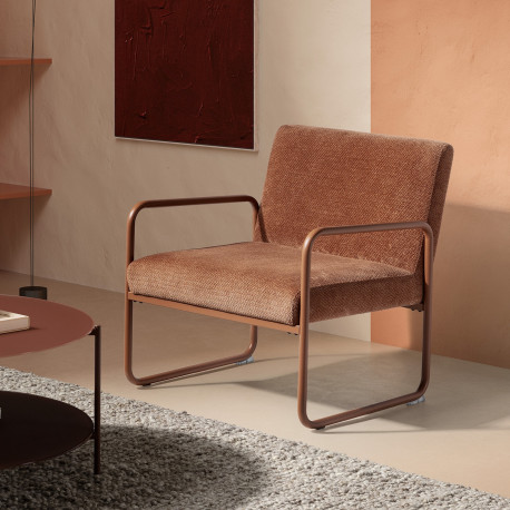 Fauteuil VENTURA - Full Terracotta
