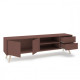 Meuble TV PISCO 2P - Terracotta - 180 cm