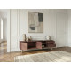 Meuble TV PISCO 2P - Terracotta - 180 cm