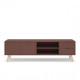 Meuble TV PISCO 2P - Terracotta - 180 cm
