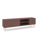 Meuble TV PISCO 2P - Terracotta - 180 cm