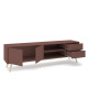 Meuble TV PISCO 2P - Terracotta - 180 cm