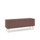 Meuble TV PISCO 4P - Terracotta - 140 cm