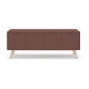 Meuble TV PISCO 4P - Terracotta - 140 cm