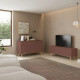 Meuble TV PISCO 4P - Terracotta - 140 cm