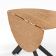 Table à manger pliante WAVA - Bois de chêne - 110 cm