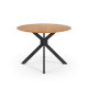 Table à manger pliante WAVA - Bois de chêne - 110 cm