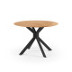 Table à manger pliante WAVA - Bois de chêne - 110 cm