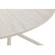 Table basse RIVIANO - Travertine & Cream - 80 cm