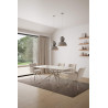 Table à manger RIVIANA - Travertine & Cream - 180 cm