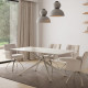 Table à manger RIVIANA - Travertine & Cream - 180 cm