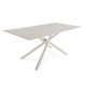 Table à manger RIVIANA - Travertine & Cream - 180 cm
