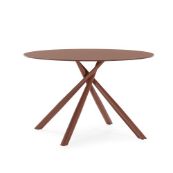 Table ronde CALIDA - Full Terracotta - 120 cm