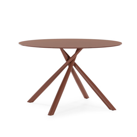 Table ronde CALIDA - Full Terracotta - 120 cm