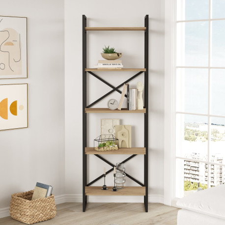 Étagère Sandy - Acier & Chêne - 60 cm