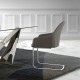 Fauteuil ORA Cuir - Taupe