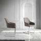 Fauteuil ORA Cuir - Taupe
