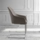 Fauteuil ORA Cuir - Taupe