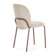 Chaise LOVA — Cream & Terracotta