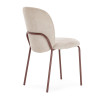 Chaise LOVA — Cream & Terracotta