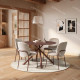 Chaise LOVA — Cream & Terracotta