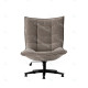 Fauteuil pivotant SWING - Toile chenille Taupe