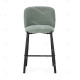 Tabouret de bar HIZY - Toile piquée Pastel Mint