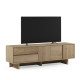 Meuble TV TOSCA - Chêne miel - 3 portes 2 tiroirs - 180 cm