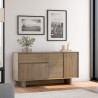 Buffet TOSCA - Chêne miel naturel - 3 portes 1 tiroir - 146 cm